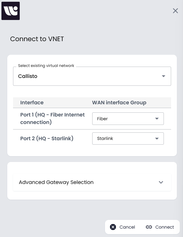 Connect to VNET